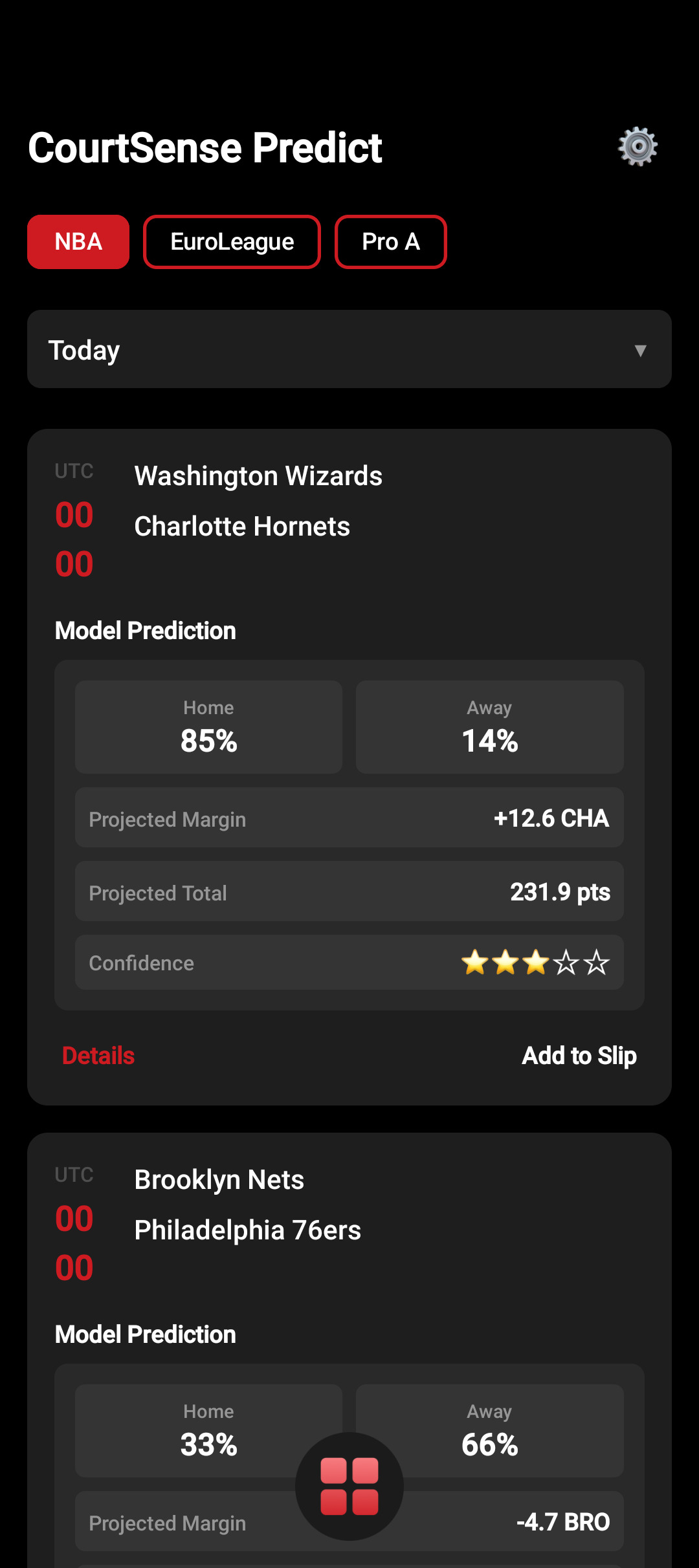 Olimp Basketball Overview App Preview